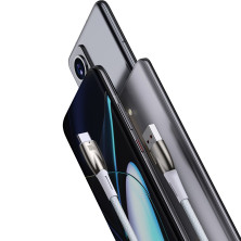 Кабель Baseus Glimmer Series Fast Charging Data Cable USB to Type-C 100W 20V 5A 2m Білий