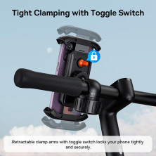 Тримач телефону на велосипед Baseus QuickGo Series Bike Phone Mount Чорний