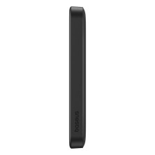 УМБ Baseus Magnetic Mini Wireless Fast Charge 2in1 5000mAh 20W 2.4A QC3.0+PD3.0 з Бездротовою зарядкою Qi 15W Чорний