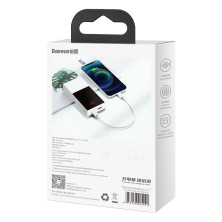 Кабель Baseus Superior Series Fast Charging Data Cable Type-C to Lightning PD 20W 0.25m Білий