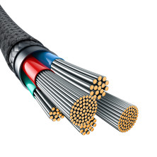 Кабель Baseus Unbreakable Series Fast Charging Data Cable Type-C to Lightning PD 20W 1m Черный