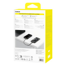 УМБ Baseus Bipow 2 with USB-C Cable 10000mAh 20W з технологією QC3.0+PD3.0 та Type-C кабелем 20W Чорний