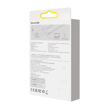 USB Переходник Baseus Lite Series Ethernet 1000 Mbps Type-C to RJ45 Черный