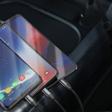 Кабель Baseus Car Co-sharing Cable 3-in-1 Fast Charging Data Cable USB to Lightning+Type-C+MicroUSB 3.5А 1m Чорний