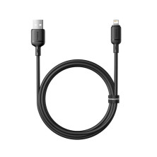 Кабель Baseus Silky Series Fast Charging Data Cable USB to Lightning 2.4A 1m Чорний