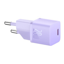 Мережевий зарядний пристрій Baseus GaN5 Fast Charger 1C PD3.0 20W Type-C 3A Фіолетовий