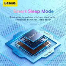 Беспроводная мышка Baseus F01B Tri-Mode Wireless Mouse 2.4G/BT1+BT2 800-1200-1600dpi Серый