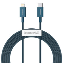 Кабель Baseus Superior Series Fast Charging Data Cable Type-C to Lightning PD 20W 2m Синій