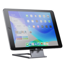 Підставка для телефона і планшета настільна Baseus Foldable Metal Desktop Holder Сірий