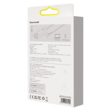 USB Переходник Baseus Lite Series Ethernet 1000 Mbps Type-C to RJ45 Серый