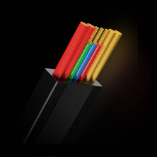 Кабель Baseus Traction Series Retractable 3-in-1 Fast Charging Data Cable Type-C to Lightning+Type-C+MicroUSB 100W 1.7m Чорний