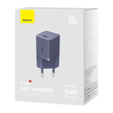 Сетевое зарядное устройство Baseus GaN5 Fast Charger 1C PD3.0 30W Type-C 3A Фиолетовый