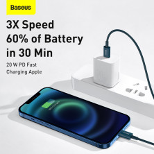 Кабель Baseus Superior Series Fast Charging Data Cable Type-C to Lightning PD 20W 2m Синій