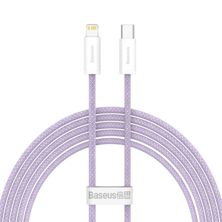 Кабель Baseus Dynamic Series Fast Charging Data Cable Type-C to Lightning PD 20W 2m Фіолетовий