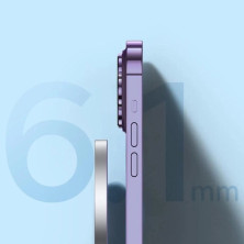Бездротовий зарядний пристрій Baseus Simple Mini3 Magnetic з функцією MagSafe і Qi 15W Сріблястий