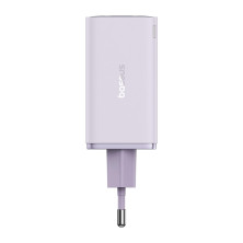 Сетевое зарядное устройство Baseus GaN6 Pro 65W 2USB+2Type-C + кабель Baseus Type-C to Type-C 100W 20V/5A 1м Фиолетовый