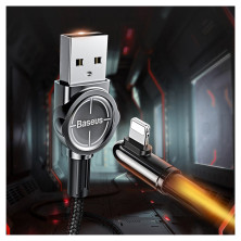 Кабель Baseus Exciting Mobile Game Fast Charging Cable USB to Lightning 2.4A 1m Чорний