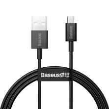 Кабель Baseus Superior Series Fast Charging Data Cable USB to Micro USB 2A 1m Чорний