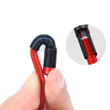 Кабель Baseus Cafule Flash Charging Data Line Cable Type-C to Type-C PD 2.0 QC 3.0 60W 20V 3A 2m Красный