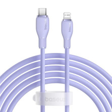 Кабель Baseus Pudding Series Fast Charging Data Cable Type-C to Lightning PD 20W 2m Фиолетовый