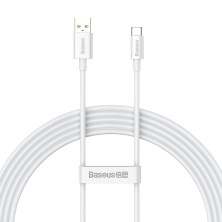 Кабель Baseus Superior Series Fast Charging Data Cable USB to Type-C 100W 20V 5A 2m Білий