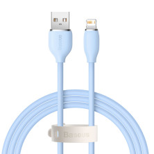 Кабель Baseus Jelly Liquid Silica Gel USB to Lightning 2.4A 1.2m Синій