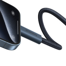 Кабель Baseus Flash 2 USB4 Series Fast Charging Data Cable Type-C to Type-C 240W 8K@60Hz 40Gbps 1m Черный