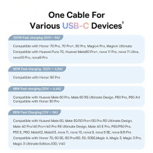 Кабель Baseus Discolor Series Fast Charging Data Cable USB to Type-C 100W 20V 5A 1m Блакитний