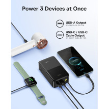 УМБ Baseus EnerFill FC51 Bipow2 Pro 30000mAh 22.5W 2.4A с технологией QC3.0+PD3.0 та Type-C кабелем 22.5W Черный