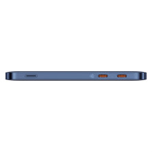 УМБ Baseus Blade Blade2 Fast-Charging Power Bank 12000mAh 65W 6A з технологією QC3.0+PD3.0 + кабель Type-C to Type-C 100W 20V/5A 1м Синий