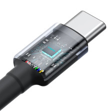 Кабель Baseus Cafule Flash Charging Data Line Cable Type-C to Type-C PD 2.0 QC 3.0 100W 20V 5A 1m Набор 2 шт Черный