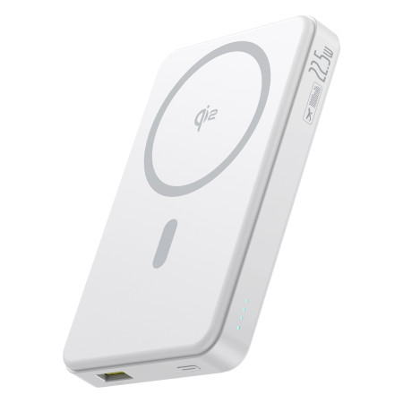 УМБ Baseus Airpow 2 Qi2 Magnetic 10000mAh 22.5W QC3.0+PD3.0 с функцией MagSafe и Qi2 15W Белый
