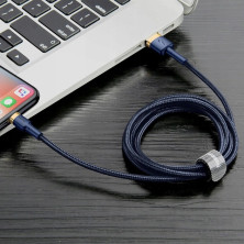 Кабель Baseus Cafule Cable USB to Lightning 1.5A 2m Синьо-Золотий
