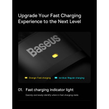 Кабель Baseus Flash Series 2 3-in-1 Fast Charging Data Cable USB to Lightning+Type-C+MicroUSB 100W 1.2m Черный