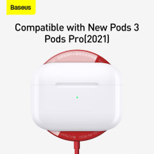 Беспроводное зарядное устройство Baseus Simple Mini Magnetic с функцией MagSafe и Qi 15W Красный