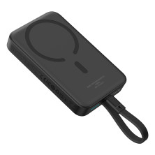 УМБ Baseus Magnetic Mini Wireless Fast Charge 10000mAh 30W 3A QC3.0+PD3.0 з функцією MagSafe та Qi 15W і Type-C 30W кабелем Чорний