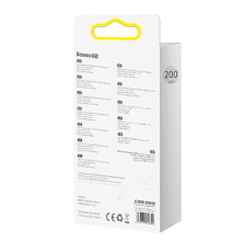 Кабель Baseus Crystal Shine Series Fast Charging Data Cable USB to Type-C 100W 20V 5A 2m Синій