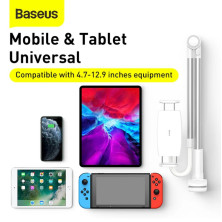 Держатель для телефона и планшета Baseus Otaku Life Rotary Adjustment Lazy Holder Серебристый