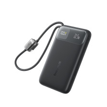УМБ Baseus EnerFill FC11 Dual-Cable 10000mAh 22.5W с технологией QC3.0+PD3.0 и iP 20W+Type-C 22.5W кабелем Черный