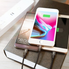 Кабель Baseus Rapid Series Cable 3-in-1 Fast Charging Data Cable USB to Lightning+Type-C+MicroUSB 3А 1.2m Чорний
