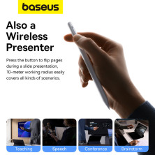 Стилус для iPad Baseus Writing 2 Series Wireless Charging Multifunctional Active Version 10 часов Белый