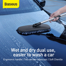 Швабра для мойки авто Baseus Handy Car Home Dual-use Mop Черный