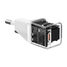 Мережевий зарядний пристрій Baseus GaN5 Fast Charger 1C PD3.0 20W Type-C 3A Білий