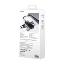 USB-хаб Baseus 7in1 AcmeJoy 7-Port Type-C HUB Adapter Type-C to USB3.0*2, USB2.0*2, Type-C*1, 4KHDMI, TF, SD Серый
