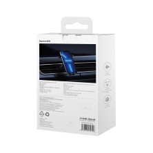 Автодержатель для телефона Baseus Stable Gravitational Car Mount Air Vent Version в воздуховод (SUWX020001) Черный
