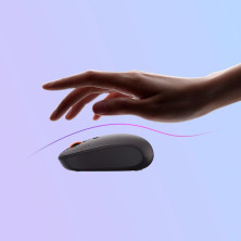 Беспроводная мышка Baseus F01B Tri-Mode Wireless Mouse 2.4G/BT1+BT2 800-1200-1600dpi Серый