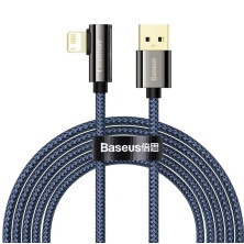 Кабель Baseus Legend Series Fast Charging Elbow Cable USB to Lightning 2.4A 2m Синій