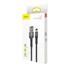 Кабель Baseus Cafule Cable Special Edition USB to Lightning 2.4A 1m Сірий