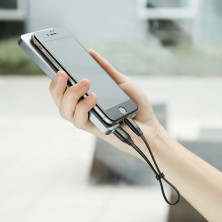 Кабель Baseus Nimble Portable Series Fast Charging Data Cable USB to Lightning 2.4A 0.23m Черный