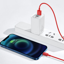 Кабель Baseus Superior Series Fast Charging Data Cable USB to Lightning 2.4A 1m Красный